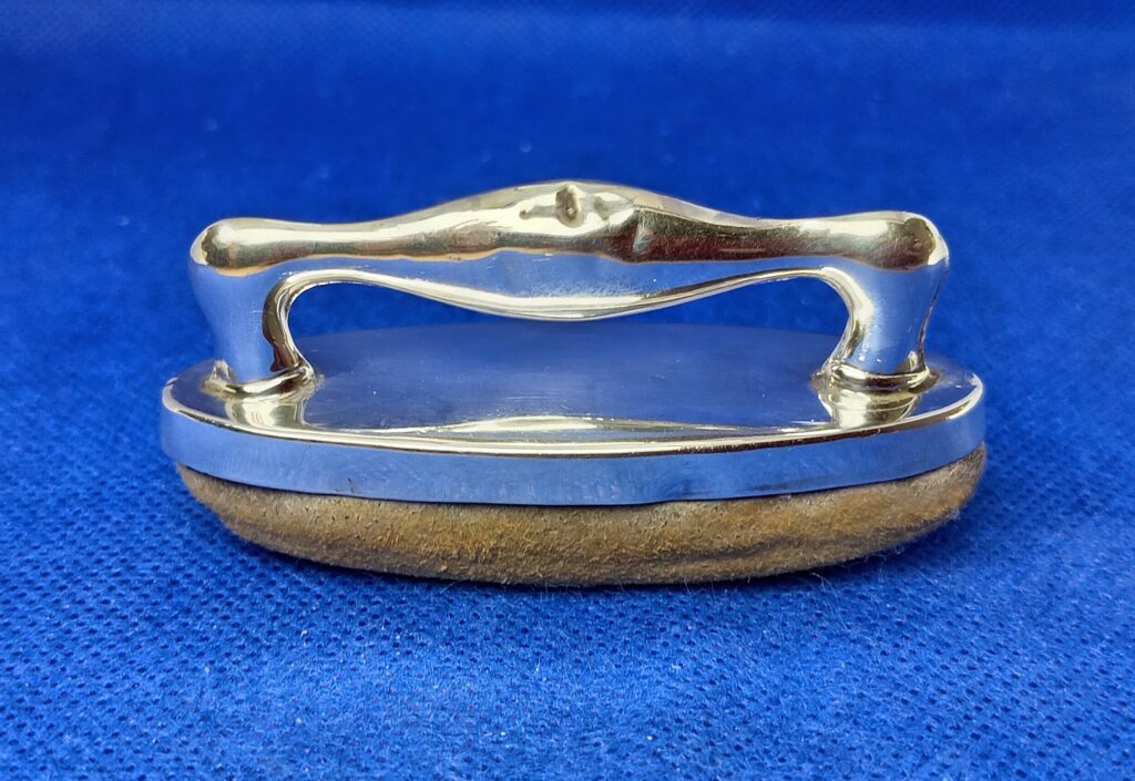 Antique Sterling Silver Handled Oval Nail Buffer - Image 7