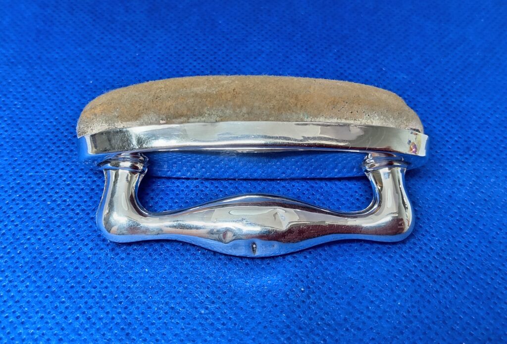 Antique Sterling Silver Handled Oval Nail Buffer - Image 6