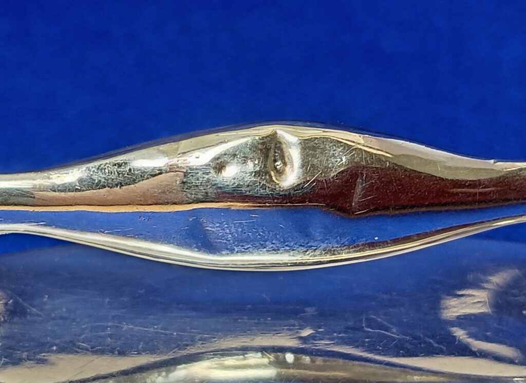 Antique Sterling Silver Handled Oval Nail Buffer - Image 3