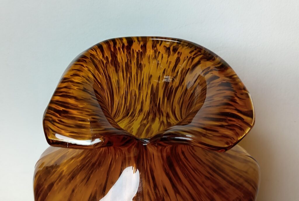 Murano Glass Speckled Female Bust Decorative Vase - Image 9