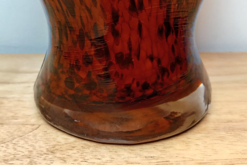 Murano Glass Speckled Female Bust Decorative Vase - Image 7